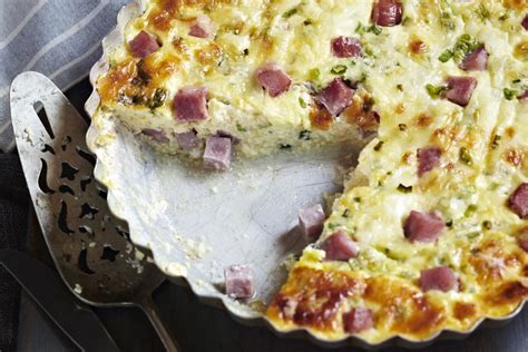 Easy Ham and Swiss Cheese Quiche Recipe