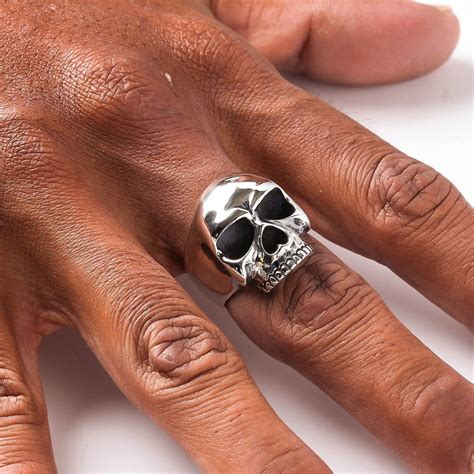 Keith Richards Silver Skull Ring