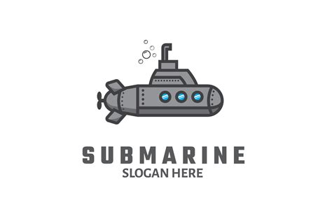 Submarine Logo Illustration Graphic by nicemorning · Creative Fabrica