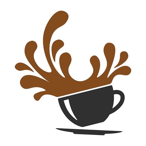 Premium Vector | Splash coffee cup icon