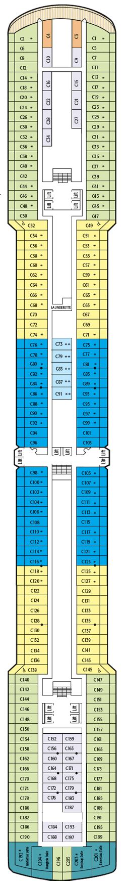 Arcadia Deck Plans: Ship Layout, Staterooms & Map - Cruise Critic