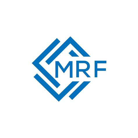 MRF letter logo design on white background. MRF creative circle letter ...