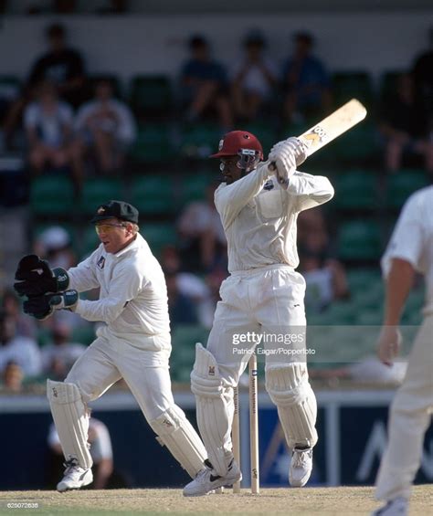 Carl Hooper batting for West Indies during the 5th Test match between ...