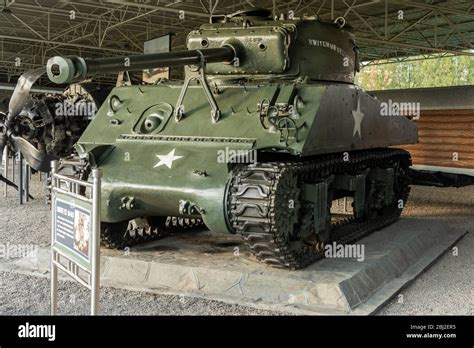 Pyongyang / DPR Korea - November 12, 2015: Captured US Army M4 Sherman ...