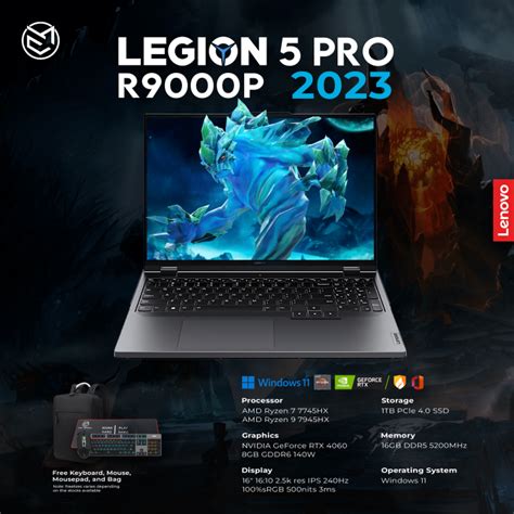 Lenovo Legion 5 Pro Series/ R9000P 2022/2023 Model Brand New Gaming ...