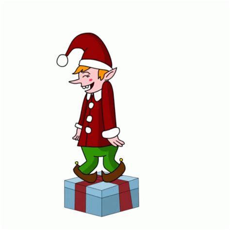 Christmas Elf Dancing GIF - Christmas Elf Dancing Present - Discover ...