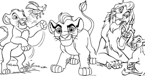 25 Free Lion Guard Coloring Pages for Kids and Adults