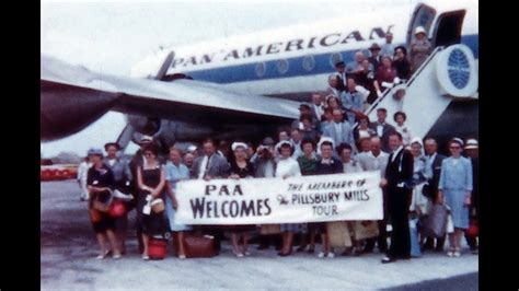 1959 Pan Am Boeing 377 Stratocruiser in Bermuda ~ Interior & Landing at ...