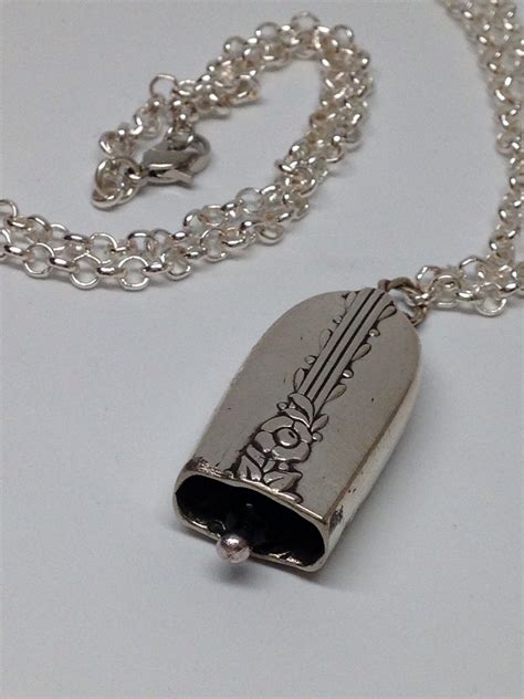 Silverware bell necklace by SkullysSwag on Etsy