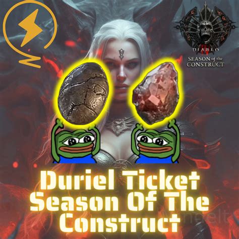 Buy [Duriel Ticket] 300 Sets For S in DIABLO 4 Items - Offer #242579696