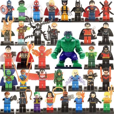 Marvel Super Heroes Avengers Minifigures Lego Compatible Toy