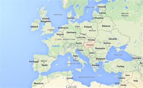 Map Of Hungary In Europe - San Antonio Map