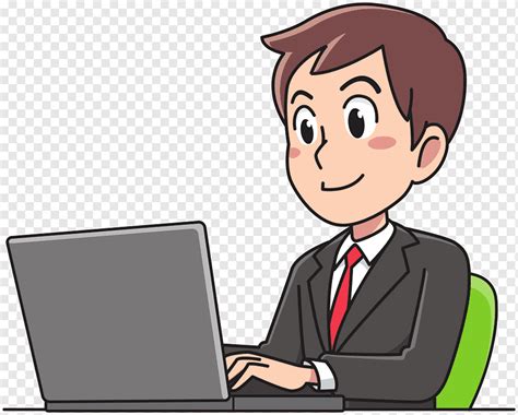 Business Man, WORK, people, computer, public Relations png | PNGWing