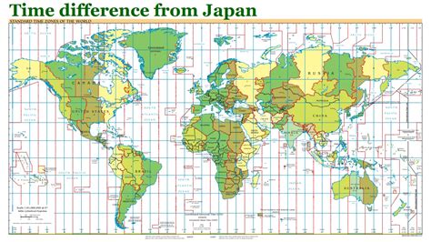 Time difference from Japan - Let's travel around Japan!