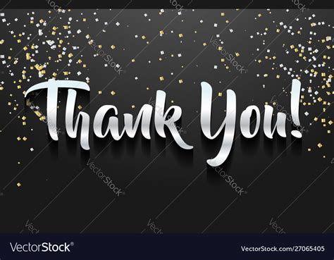 Thank you banner design Royalty Free Vector Image