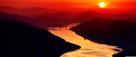 Sunset On The River Wallpapers - Wallpaper Cave