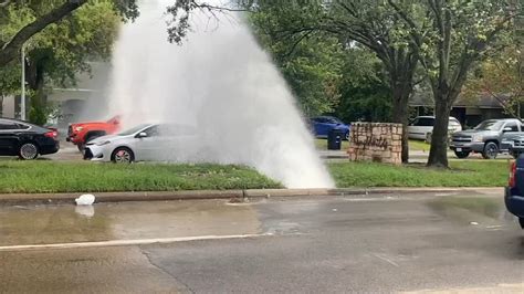 City Working To Repair Main Water Break At Gessner Road And Richmond ...