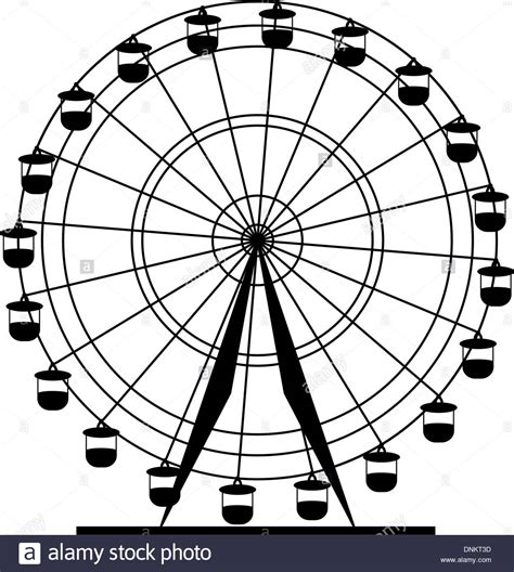 Simple Ferris Wheel Drawing at GetDrawings | Free download