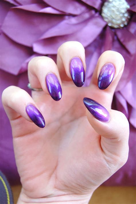 Spectacular Purple Acrylic Nails Art Designs For 2018 - Fashionre