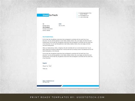 Free Letterhead Templates For Microsoft Word - Tisnyi.com