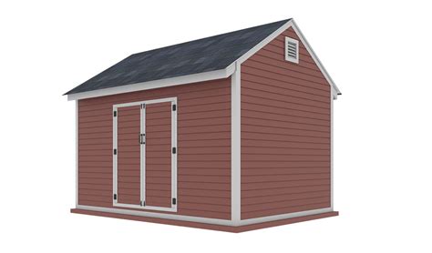 10x10 Storage Shed Plan - Shedplans.org