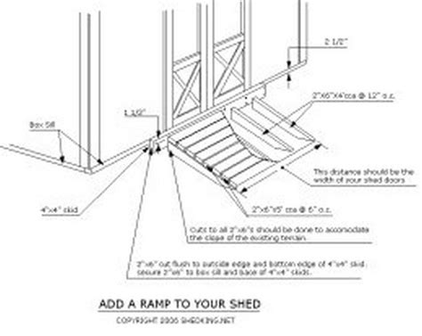 A Free Shed Ramp Plan On How To Build It Your Own