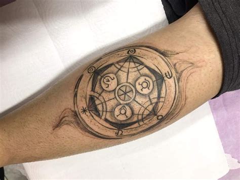 Fullmetal alchemist Transmutation Circle, Circle Tattoo, Fullmetal ...