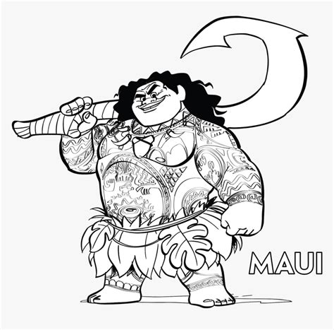 Maui Coloring Page Moana Coloring Pages Pokemon Coloring Pages | The ...