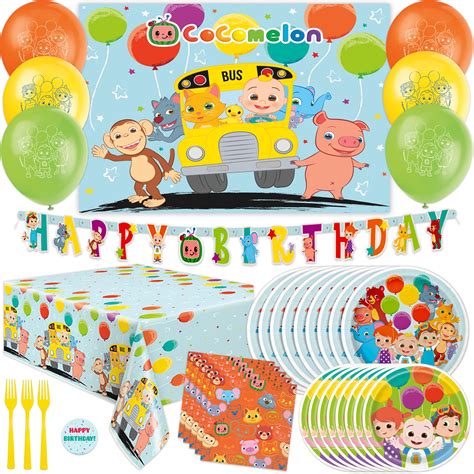 Buy CoComelon Party Supplies | CoComelon Birthday Party Supplies ...