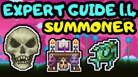 TERRARIA SUMMONER PROGRESSION GUIDE 4! Expert Skeletron Guide! Fishing ...