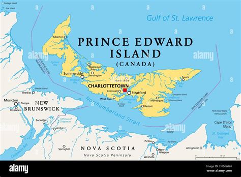 Prince Edward Island, Maritime and Atlantic province of Canada ...