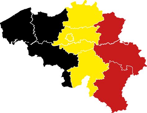 Belgium Flag Map transparent PNG - StickPNG