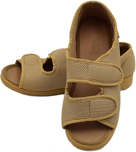 DYWLQ Mens Womens orthopedic sandals,elderly slippers,Open Toe ...