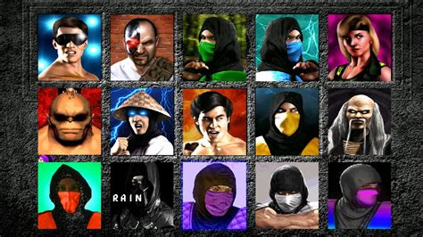 Mortal Kombat 1 (HD Remake) Select Screen - YouTube