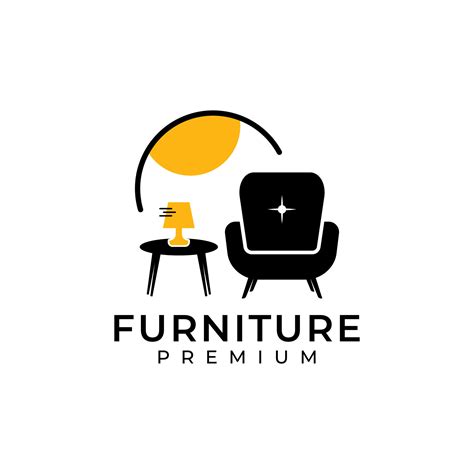 Furniture logo design 7410276 Vector Art at Vecteezy