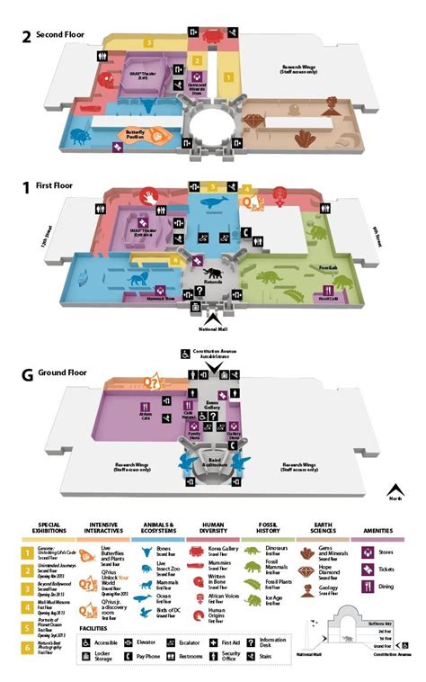 Floor Plans of the Smithsonian National Museum of Natural History ...