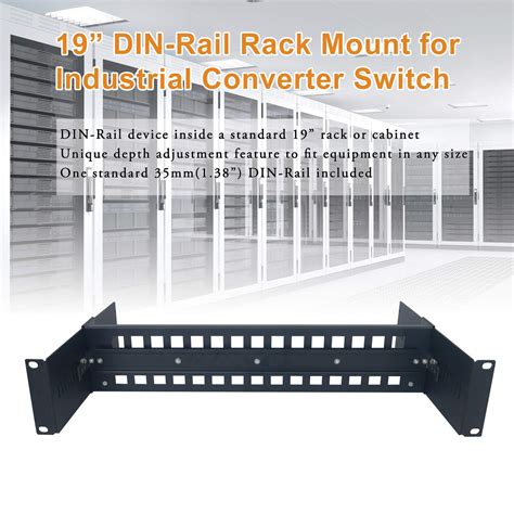 Buy 19 inch Rack Mount Din Rail Kit 35mm Din-Rail Terminal Blocks Depth ...