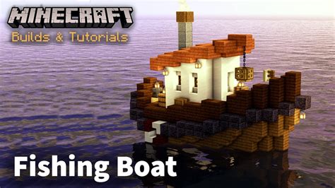 How to build a fishing boat - Minecraft Tutorial - YouTube