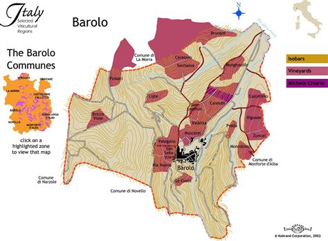 Map of Barolo area of Italy. #barolowine | Wine case, Barolo wine ...