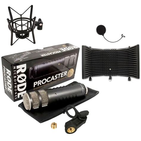 Rode Procaster Dynamic Microphone with XLR Connection with Shock Mount ...