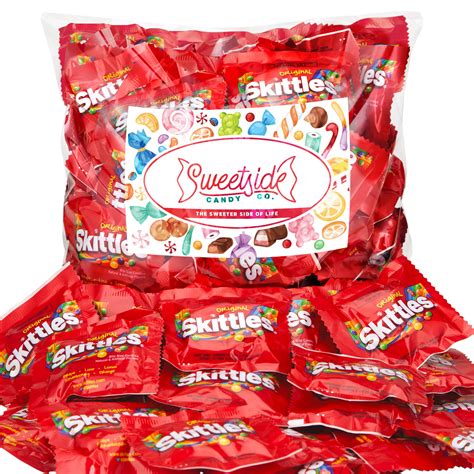 Buy Skittles Candy Bulk - 4 lb Skittles Bulk Candy Pack - Big Bag of ...