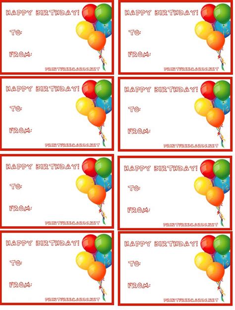 Printable birthdaytags7.png 682×900 pixels | 그리기