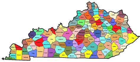 Kentucky State County Map | Kentucky, My old kentucky home, County map