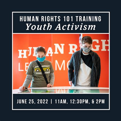 Human Rights 101: Youth Activism- Session 1 - National Center for Civil ...