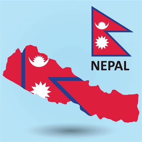 Nepal Map and Flag Background 6059456 Vector Art at Vecteezy