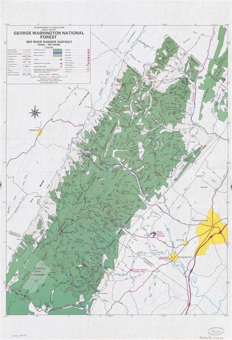 George Washington National Forest Map – Deltalazd