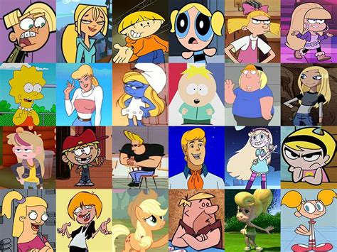 Cartoon Character With Long Blonde Hair - Long Hair