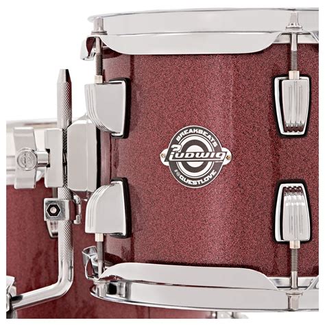 Ludwig Breakbeats Questlove 16in 4Pc Shell Pack, Wine Red Sparkle ...