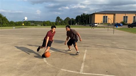 Basketball 1v1 against Coworker!?! - YouTube