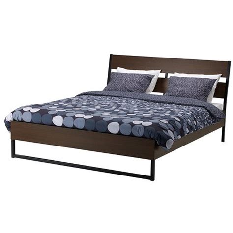 Ikea Full Size Bed frame, dark brown, Luröy , 26382.202923.2020 ...